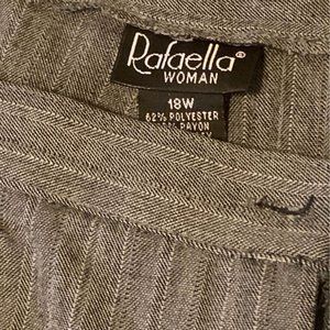 WOMEN'S 18W PINSTRIPE SLACKS